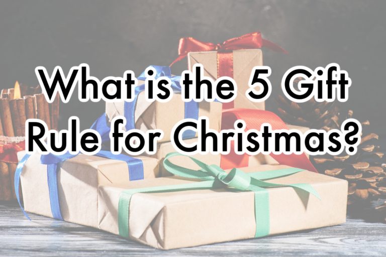 What Is the 5 Gift Rule for Christmas?
