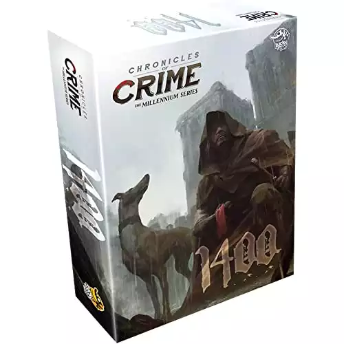 Chronicles of Crime Millennium 1400 Board Game - Immersive Detective Mystery Adventure, Cooperative Game, Ages 12+