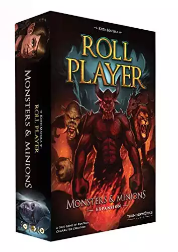 Thunderworks Games Roll Player: Monsters and Minions Strategy Boxed Board Game Expansion Ages 12 & Up
