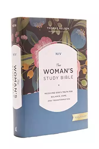 NIV, The Woman’s Study Bible, Hardcover, Full-Color: Receiving God’s Truth for Balance, Hope, and Transformation