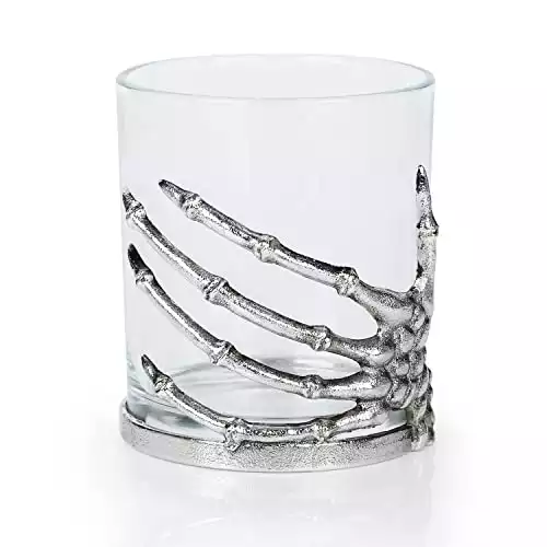 Halloween Skeleton Ghost Hand Wine Glass, Halloween Drinking Glasses
