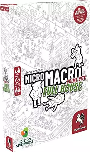 Pegasus Spiele MicroMacro: Crime City: Full House  Board Game