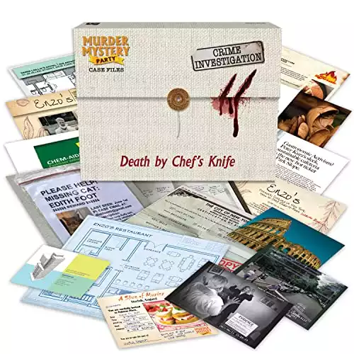 Murder Mystery Party | Case Files Death by Chef's Knife