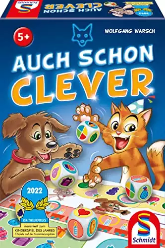 Schmidt Spiele 40625 Even Clever, Dice Game for Children