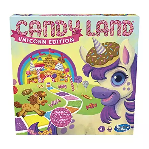 Candy Land Unicorn Edition Toddler Games, Ages 3 and Up (Amazon Exclusive)