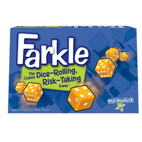 Farkle - Family Game Night Fun - Classic Dice-Rolling, For Adults and Kids Ages 8 and up