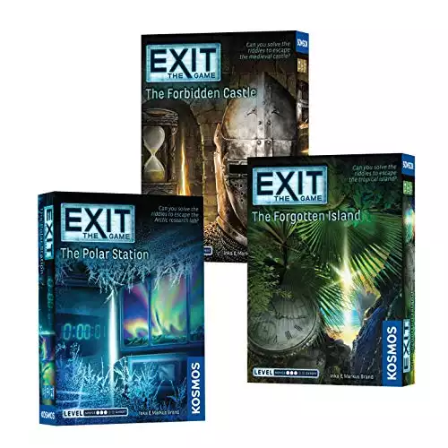 EXIT: The Game 3-Pack Escape Room Bundle | Season 2 | Forgotten Island | Polar Station | Forbidden Castle