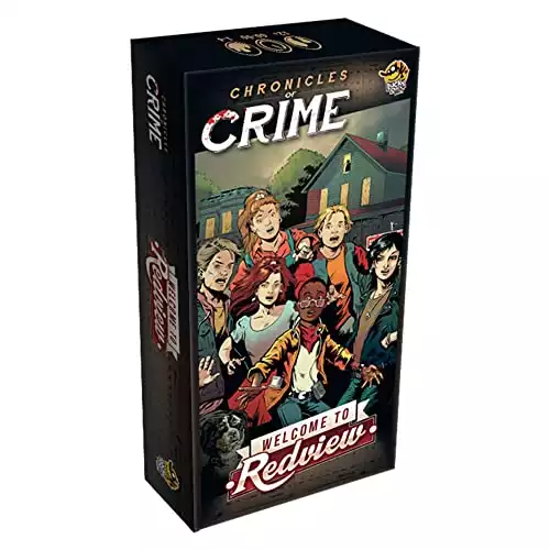 Chronicles of Crime Welcome to Redview Board Game EXPANSION | Mystery Game | Cooperative Game for Kids and Adults | Ages 12+ |