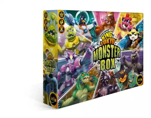 IELLO King of Tokyo Monster Box, Strategy Board Game, All King of Tokyo expansions Included
