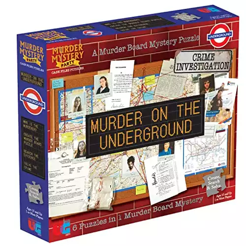 Murder Mystery Party | Case File Puzzle Murder on The Underground