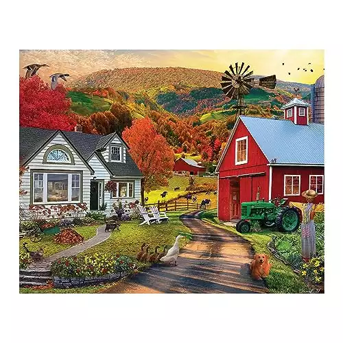 Dementia Jigsaw Puzzle for Adults, 100 Piece Farm Life Puzzle