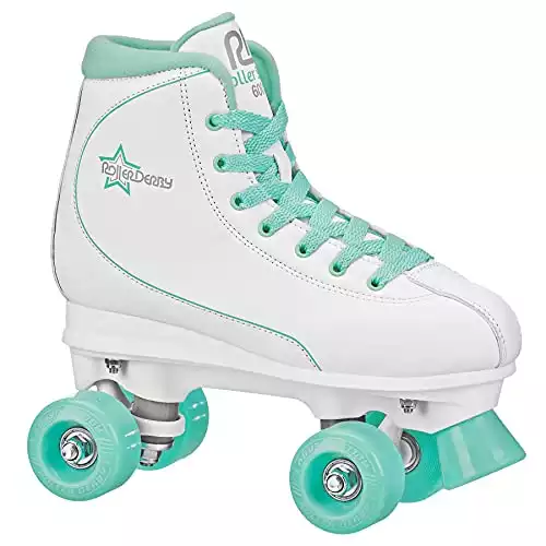 Roller Derby Roller Star 600 Women's Roller Skates - White/Mint - Size 06