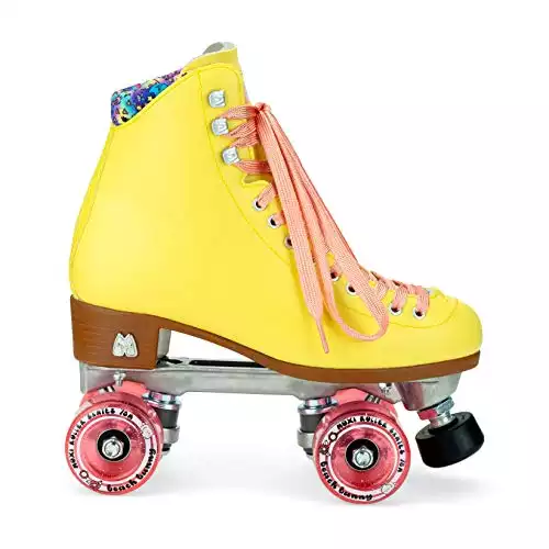 Moxi Skates - Beach Bunny - Fashionable Womens Roller Skates | Strawberry Lemonade | Size 8