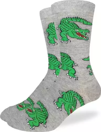 Good Luck Sock Men's Alligator Socks, Adult