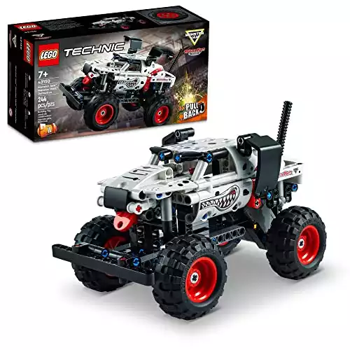 LEGO Technic Monster Jam Monster Mutt Dalmatian, 2in1 Pull Back Racing Toy, Birthday Gift or Stocking Stuffer Idea, DIY Building Toy, Monster Truck Toy for Kids, Boys and Girls Ages 7 and Up 42150