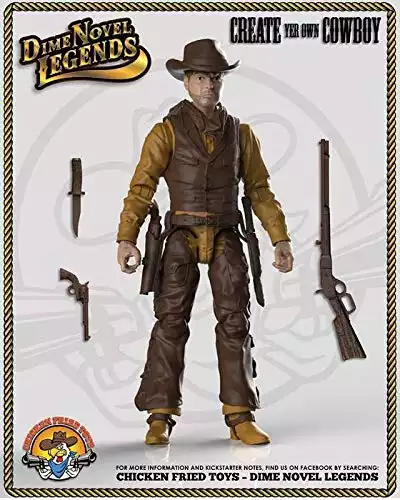 Dime Novel Legends 1/18 Scale (4" Tall) Old west Action Figure Cowpuncher
